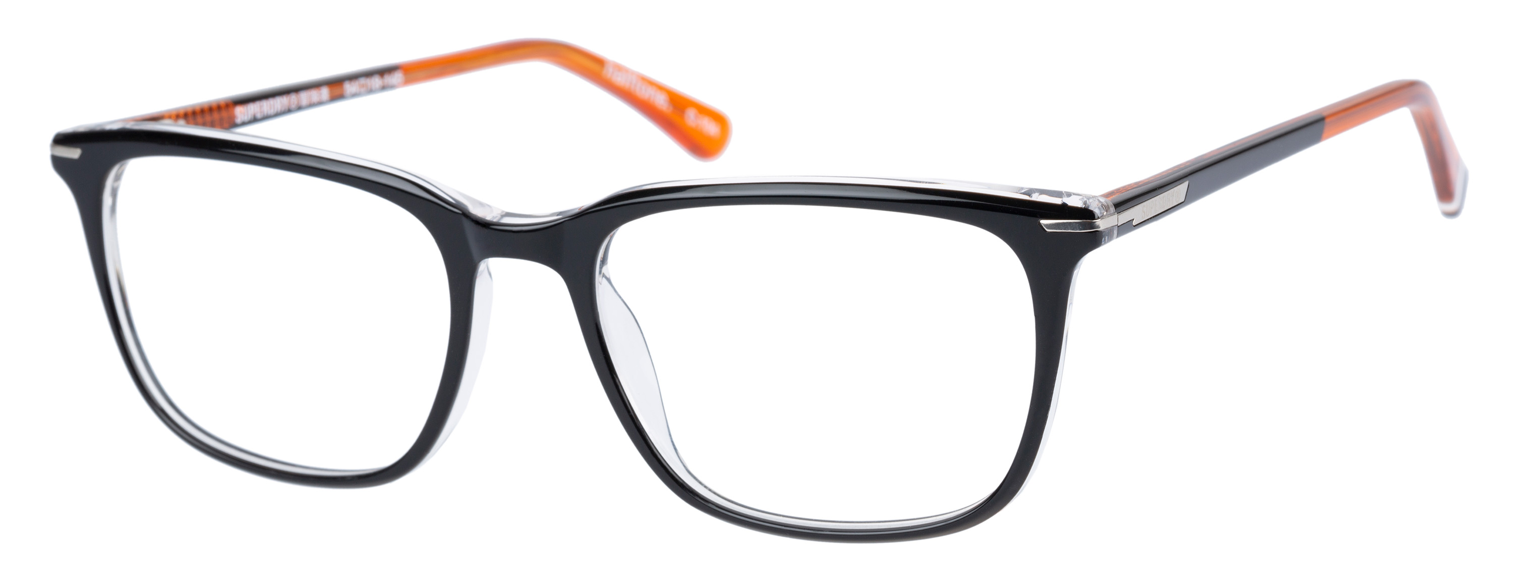 Superdry Superdry 993064-10 54-18 Superdry 993064 Herrenbrille in Fluro Purple Crystal mit rechteckigem Vollrand-Design und 54 mm Glasbreite