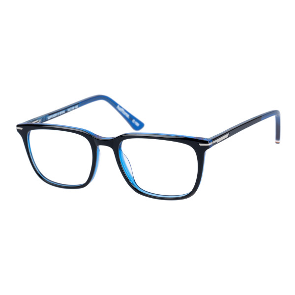 Superdry Superdry 993064-17 54-18 Superdry 993064 Herrenbrille in Fluro Purple Crystal mit rechteckigem Vollrand-Design und 54 mm Glasbreite