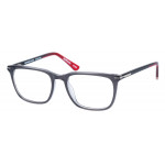 Superdry 993064 Herrenbrille in Fluro Purple Crystal mit rechteckigem Vollrand-Design und 54 mm Glasbreite