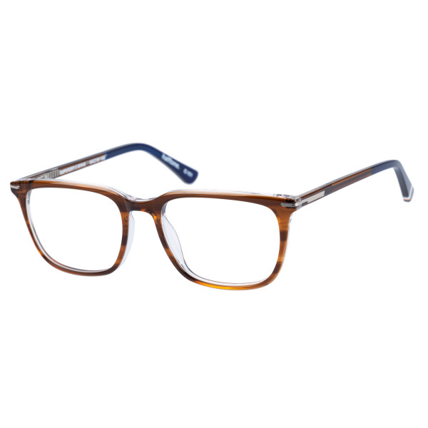 Superdry Superdry 993064-60 54-18 Superdry 993064 Herrenbrille in Fluro Purple Crystal mit rechteckigem Vollrand-Design und 54 mm Glasbreite