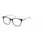 Superdry 993066 Damenbrille in glänzendem Schwarz mit eckigem Vollrand-Design und 140 mm Bügellänge