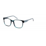 Superdry 993066 Damenbrille in glänzendem Schwarz mit eckigem Vollrand-Design und 140 mm Bügellänge