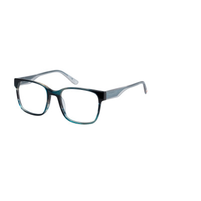 Superdry 993066 Damenbrille in glänzendem Schwarz mit eckigem Vollrand-Design und 140 mm Bügellänge