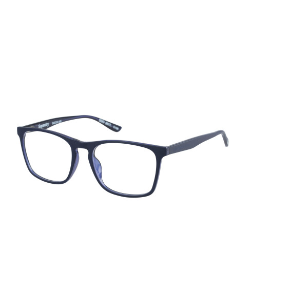 Superdry Superdry 993067-70 54-18 Superdry 993067 Herrenbrille in mattem Grau mit Vollranddesign und rechteckiger Form