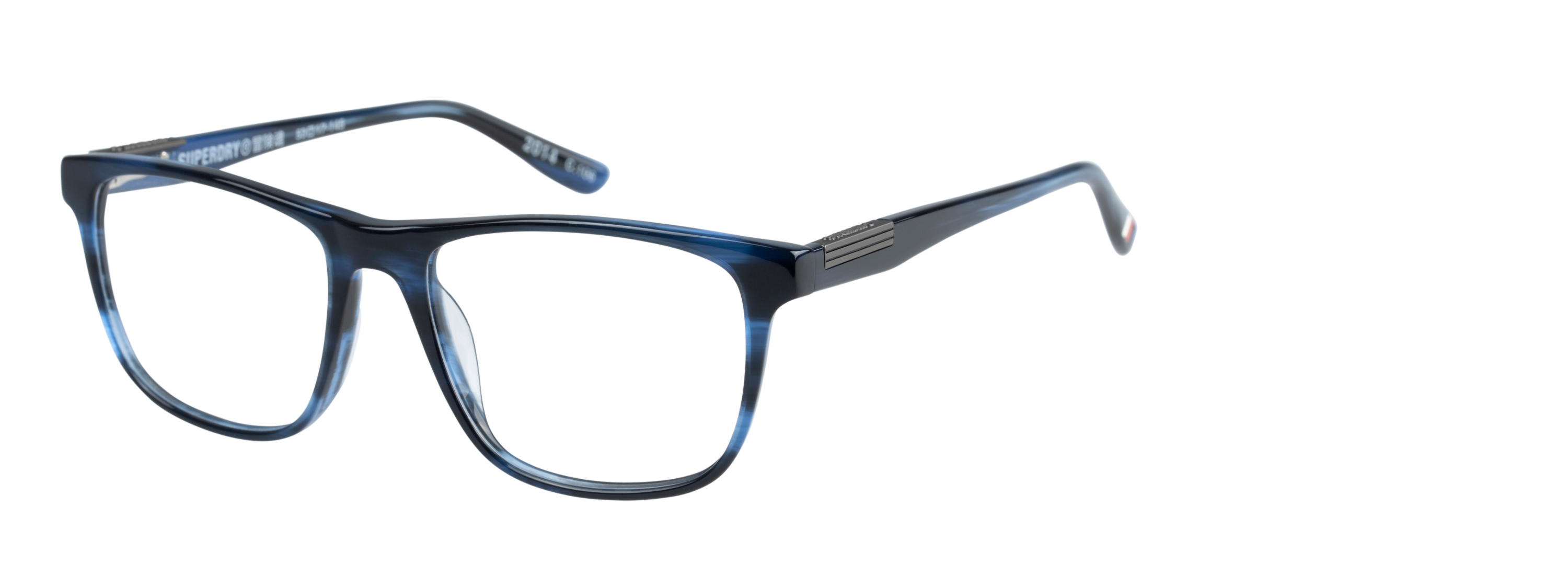 Superdry Superdry 993069-70 53-17 Superdry 993069 Herrenbrille in mattem Grau mit Vollranddesign