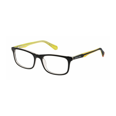 Superdry 993077 Herrenbrille in Schwarz mit eckigem Design und 54 mm Glasbreite