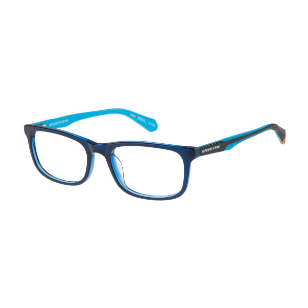 Superdry Superdry 993077-70 54-18 Superdry 993077 Herrenbrille in Schwarz mit eckigem Design und 54 mm Glasbreite