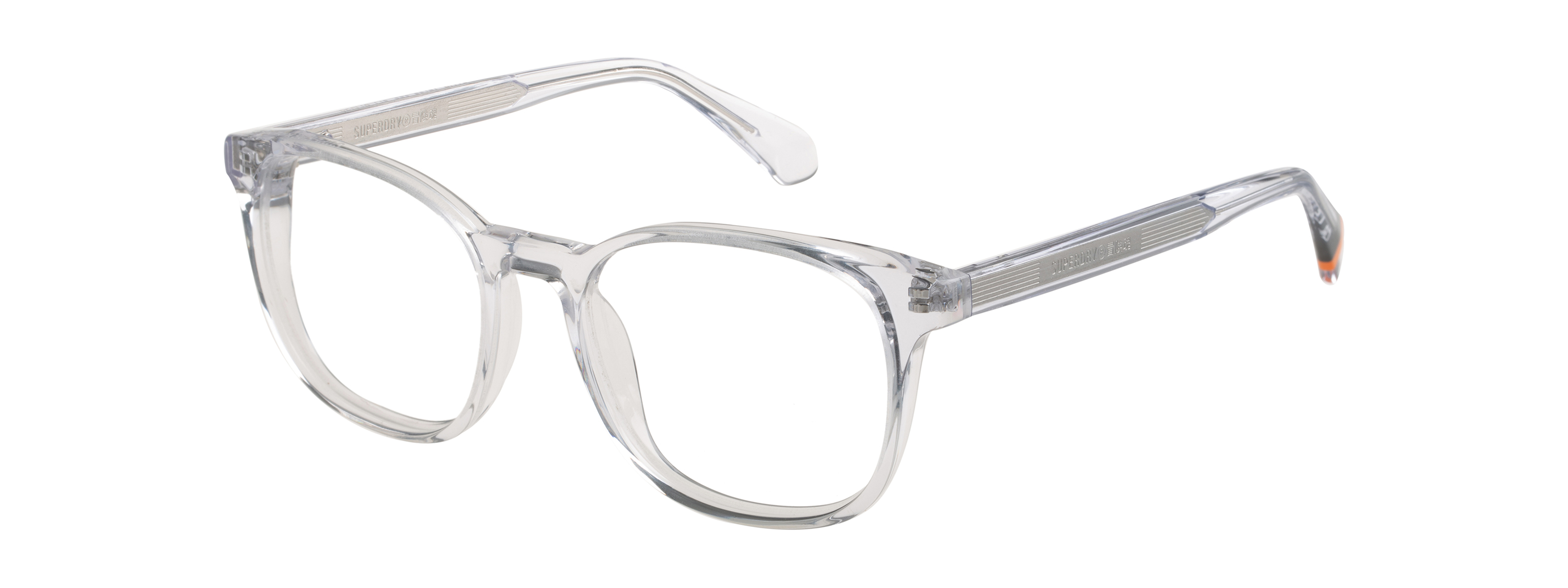 Superdry Superdry 993079-0052-18 Superdry 993079 Unisexbrille in Crystal Clear mit 52 mm Glasbreite und 145 mm Bügellänge