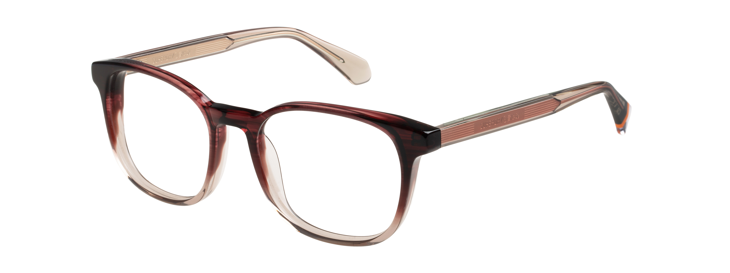 Superdry Superdry 993079-50 52-18 Superdry 993079 Unisexbrille in Crystal Clear mit 52 mm Glasbreite und 145 mm Bügellänge