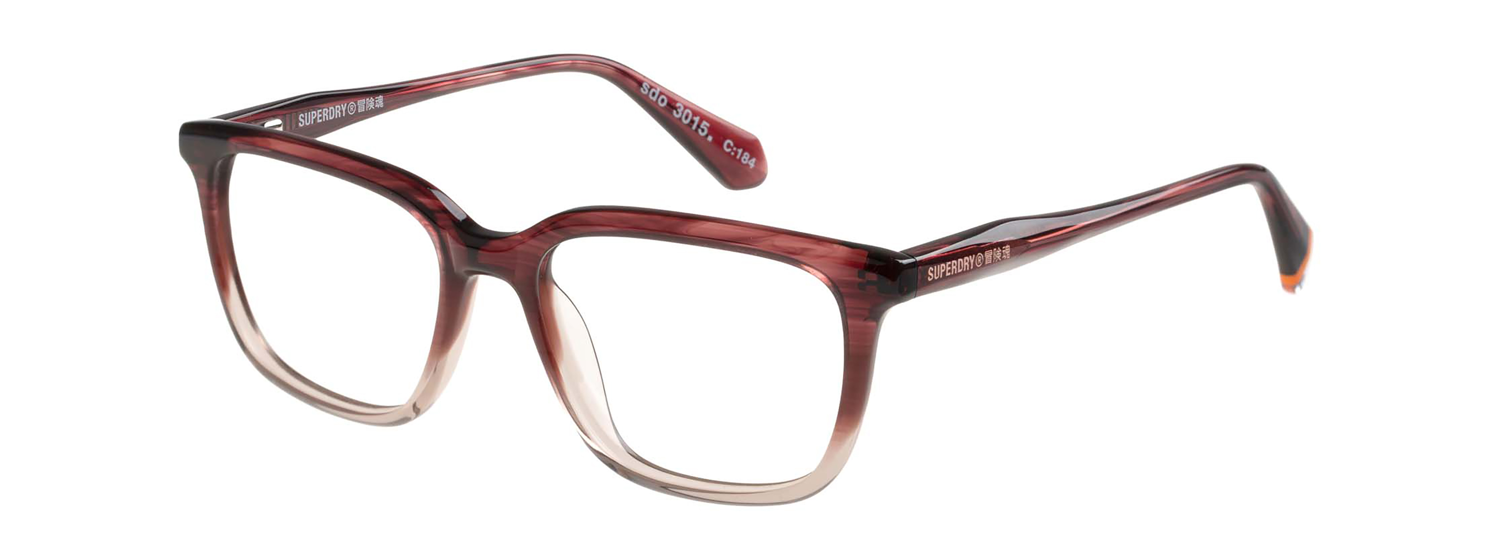 Superdry Superdry 993081-51 50-16 Superdry 993081 Damenbrille in kristallblau mit limettengrünen Akzenten