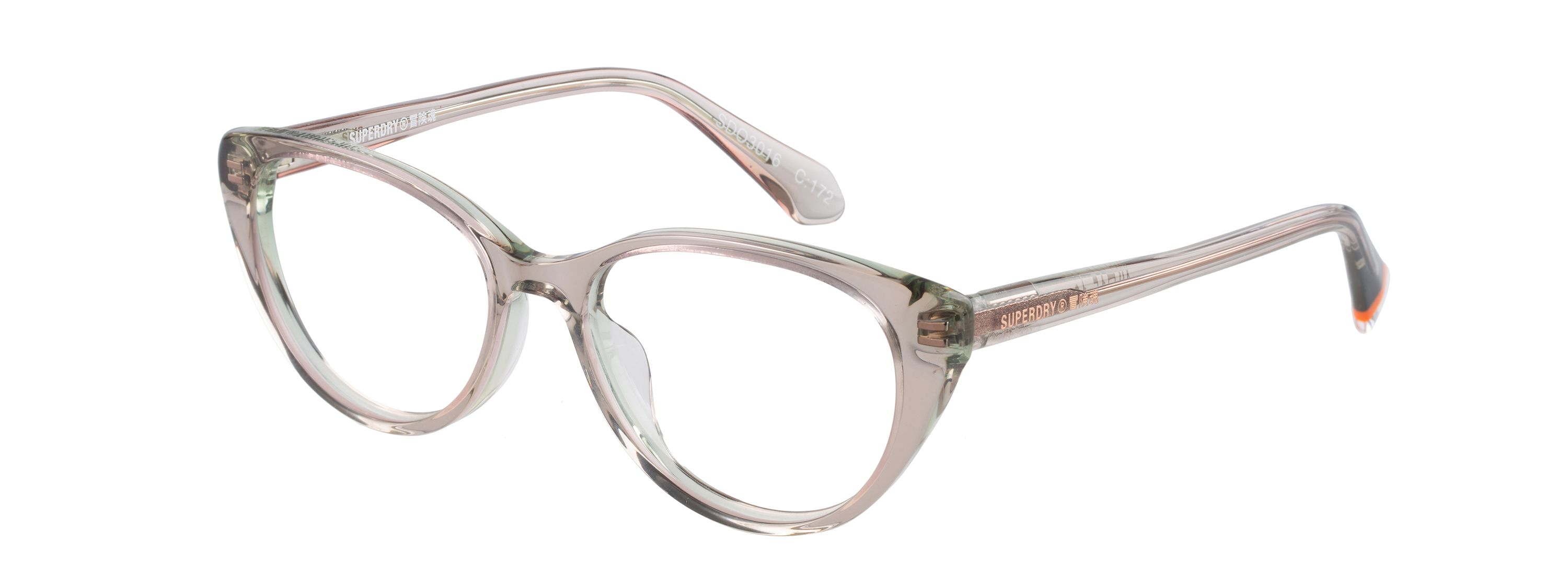 Superdry Superdry 993082-50 48-15 Superdry 993082 Damenbrille in Fuchsia mit eckigem Vollrand-Design und 48 mm Glasbreite
