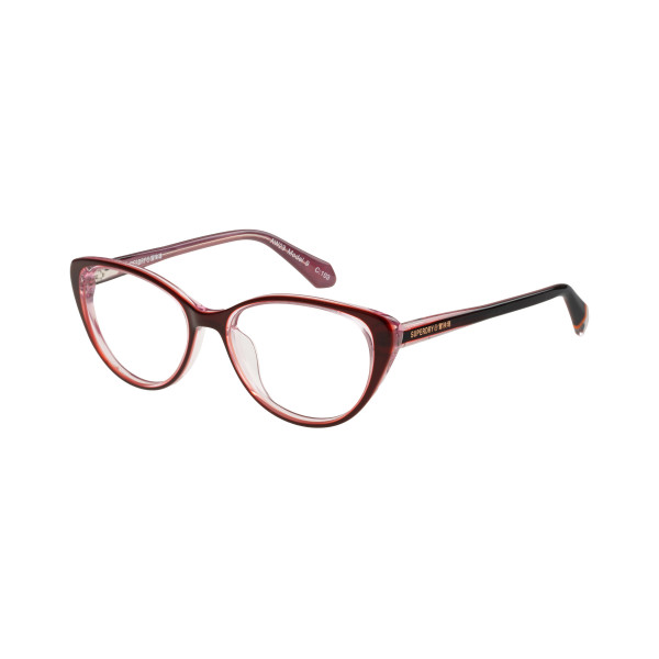 Superdry Superdry 993082-60 48-15 Superdry 993082 Damenbrille in Fuchsia mit eckigem Vollrand-Design und 48 mm Glasbreite