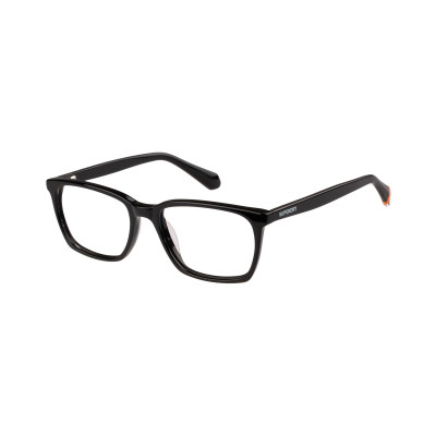 Superdry 993086 Herrenbrille in mattem Grau mit rechteckigem Kunststoffrahmen und 53 mm Glasbreite