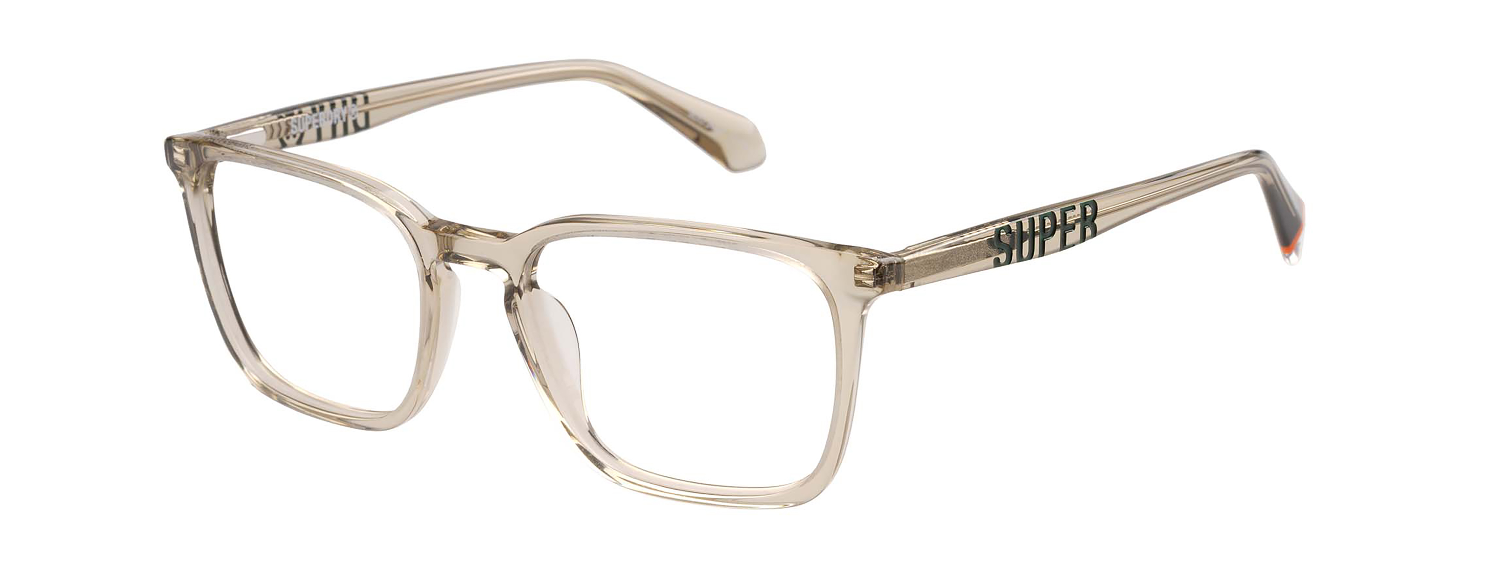 Superdry Superdry 993087-60 54-19 Superdry Herrenbrille SD 993087 in grünem Kristallrahmen mit quadratischer Form und Vollranddesign