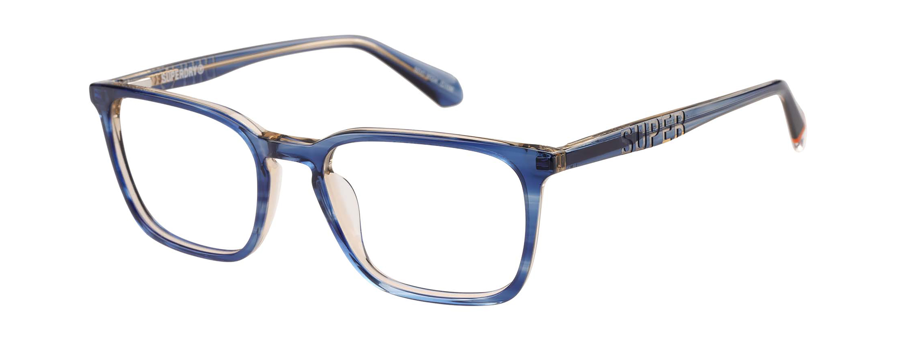 Superdry Superdry 993087-70 54-19 Superdry Herrenbrille SD 993087 in grünem Kristallrahmen mit quadratischer Form und Vollranddesign