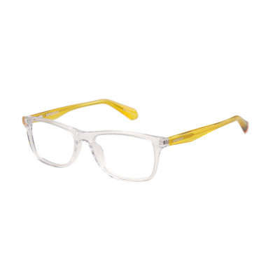 Superdry 993088 Herrenbrille in Fluro Purple Crystal mit rechteckigem Vollrand-Design und 51 mm Glasbreite