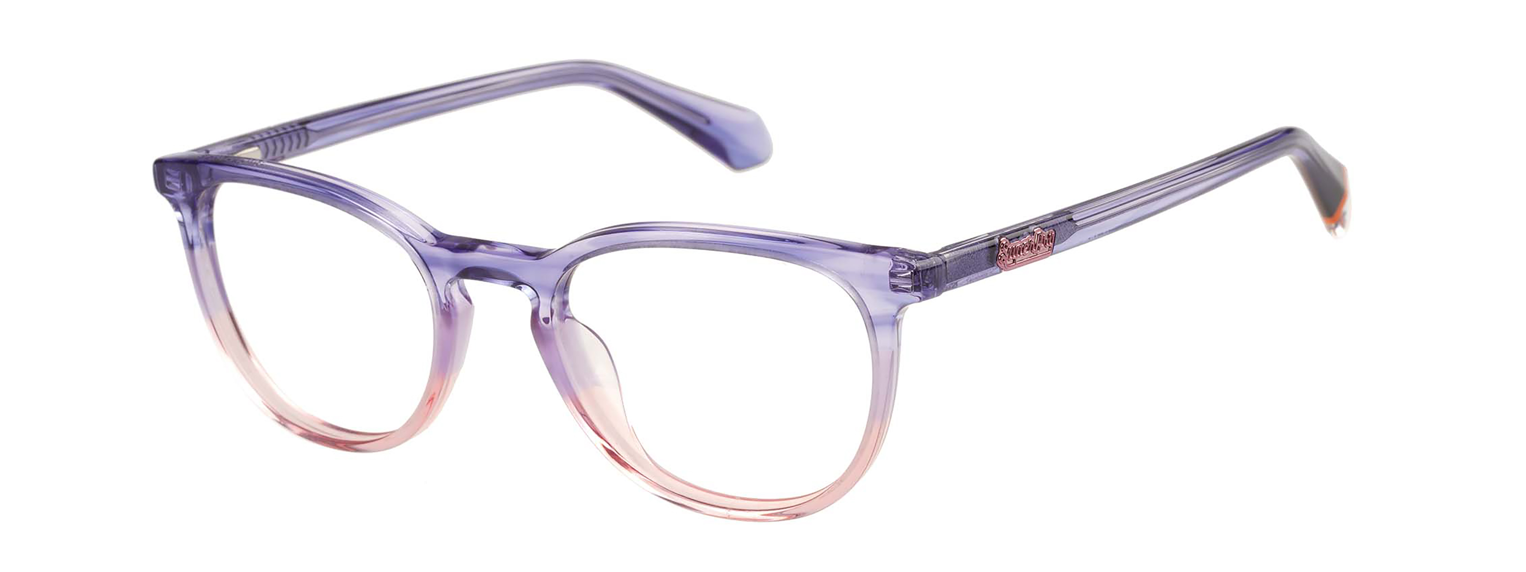 Superdry Superdry 993089-50 49-19 Superdry 993089 Damenbrille in Kristallblau mit limettengrünen Akzenten