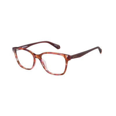 Superdry 993090 Damenbrille in Fuchsia mit Cat-Eye-Design und Kunststoffrahmen