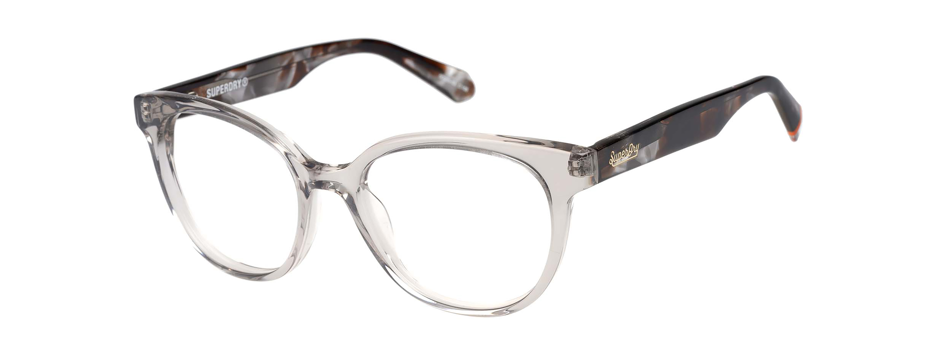 Superdry Superdry 993092-3 53-18 Superdry 993092 Damenbrille in Schwarz mit eckigem Design und Kunststoffrahmen