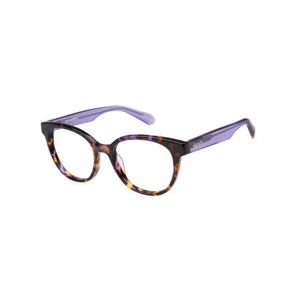 Superdry Superdry 993092-65 53-18 Superdry 993092 Damenbrille in Schwarz mit eckigem Design und Kunststoffrahmen