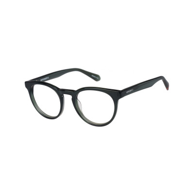 Superdry 993093 Unisexbrille mit eckigem Kunststoffrahmen in Schwarz