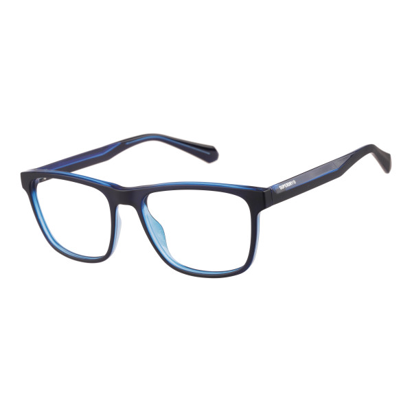 Superdry Superdry 993096-70 56-18 Superdry 993096 Herrenbrille in Schwarz mit eckigem Design und Spritzguss-Rahmen