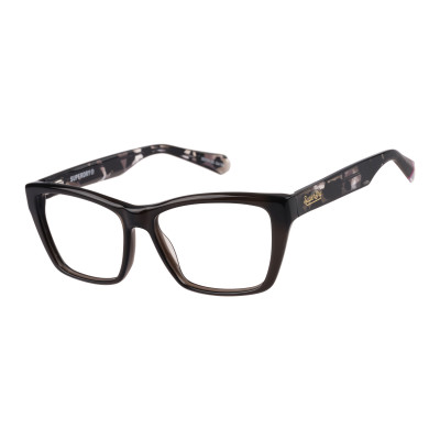 Superdry 993098 Damenbrille in Schwarz mit eckigem Design und Kunststoffrahmen