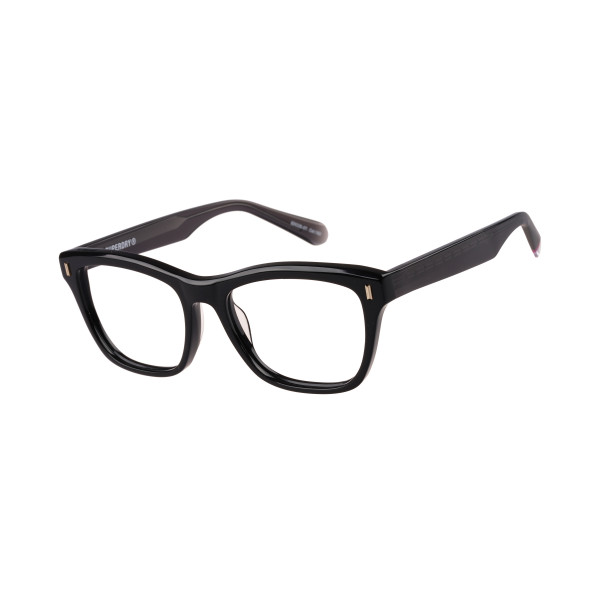 Superdry Superdry 993099-18 52-17 Superdry 993099 Damenbrille in Schwarz mit eckigem Design und flexiblen Bügeln