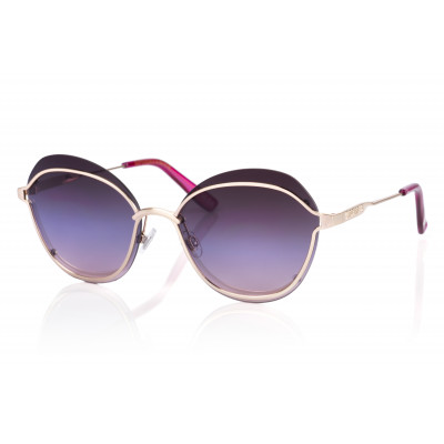 Superdry 995052 Damen Sonnenbrille in Roségold mit pink verspiegelten Gläsern
