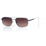 Superdry 995057 Herren Sonnenbrille in Gunmetal mit schwarzen Gläsern und silbernem Spiegel-Design