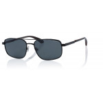 Superdry 995057 Herren Sonnenbrille in Gunmetal mit schwarzen Gläsern und silbernem Spiegel-Design