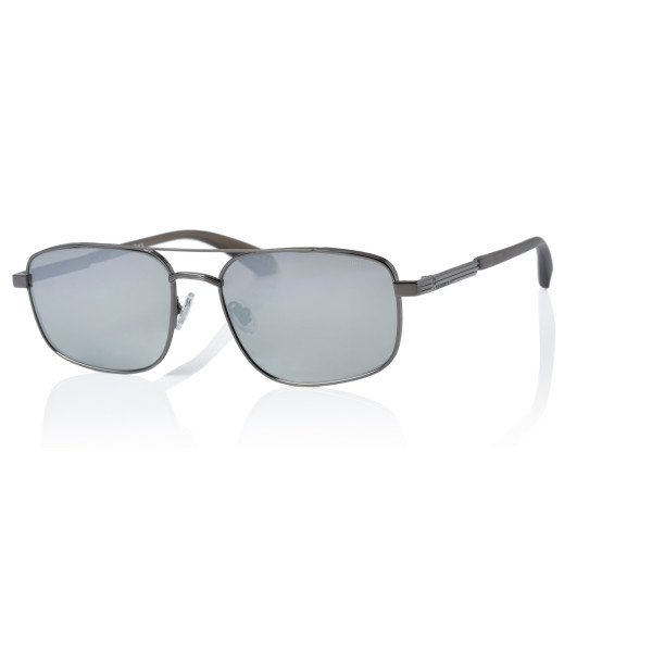 Superdry Superdry 995057-30 56-17 Superdry 995057 Herren Sonnenbrille in Gunmetal mit schwarzen Gläsern und silbernem Spiegel-Design