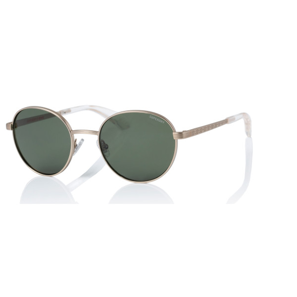 Superdry Superdry 995058-20 51-20 Superdry 995058 Damen Sonnenbrille silberner Rahmen braune Gläser