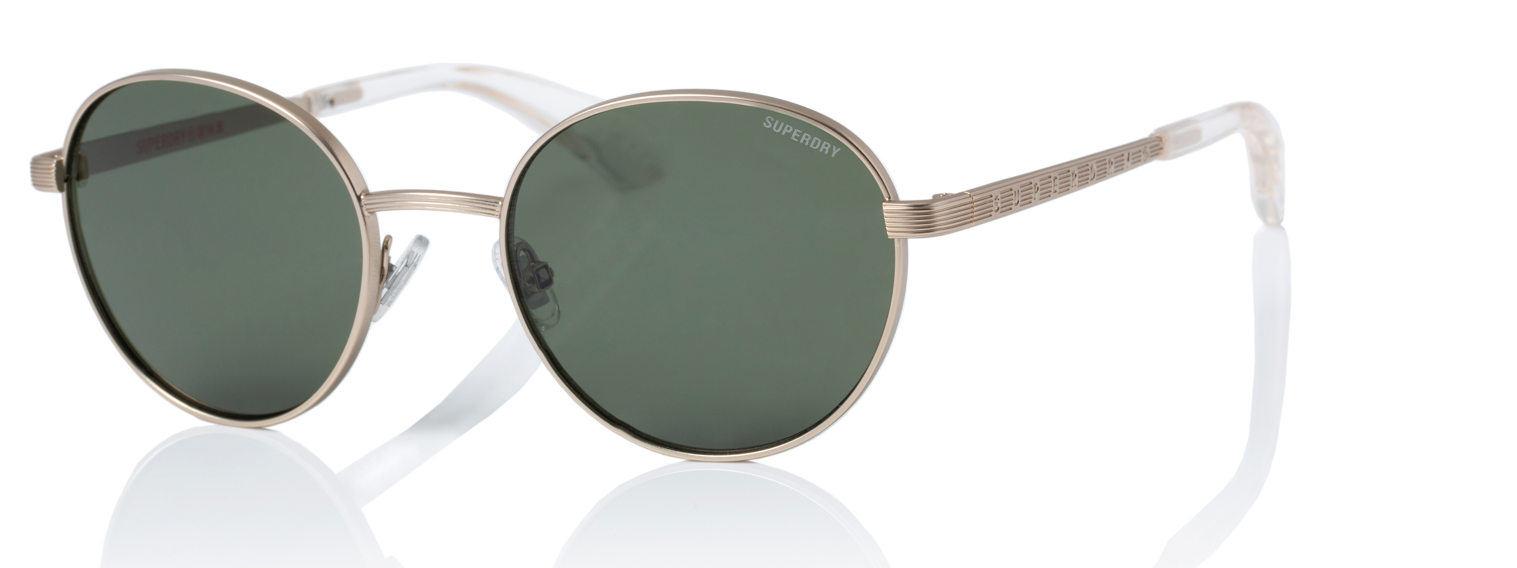 Superdry Superdry 995058-20 51-20 Superdry 995058 Damen Sonnenbrille silberner Rahmen braune Gläser
