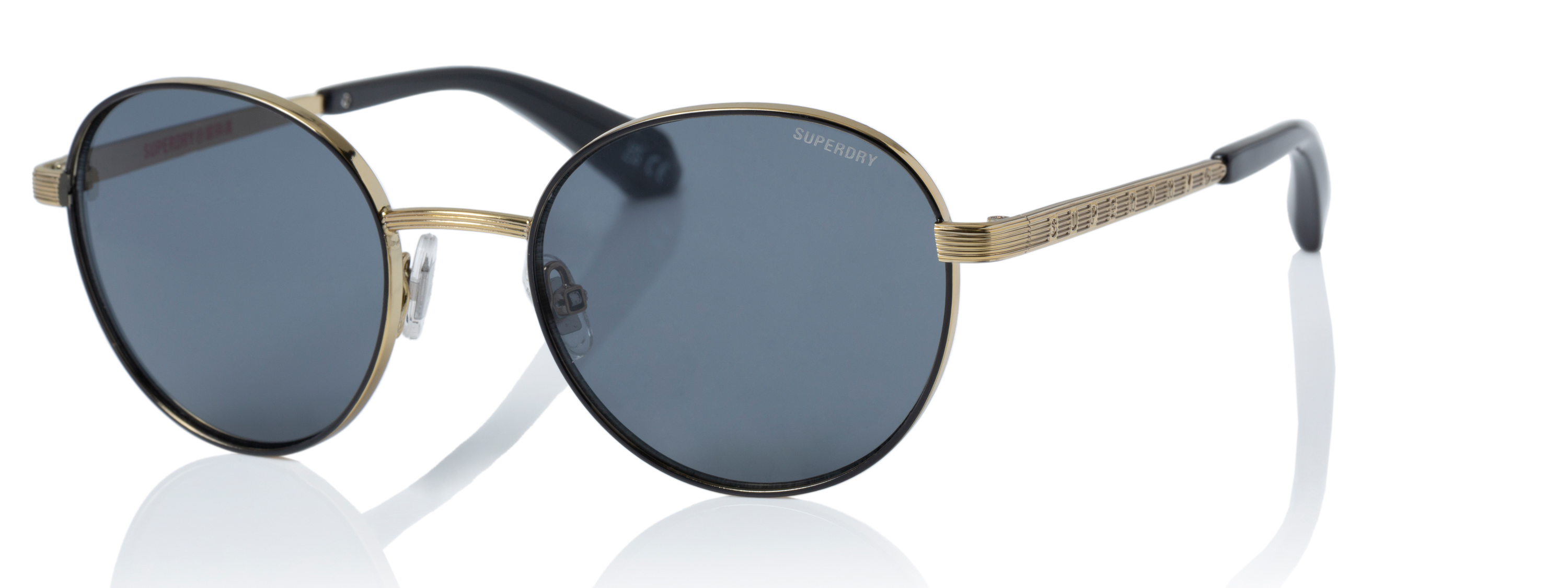 Superdry Superdry 995058-21 51-20 Superdry 995058 Damen Sonnenbrille silberner Rahmen braune Gläser