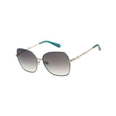 Superdry 995062 Damen Sonnenbrille mit eckigem Design und goldfarbenem Rahmen