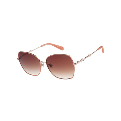 Superdry 995062 Damen Sonnenbrille mit eckigem Design und goldfarbenem Rahmen