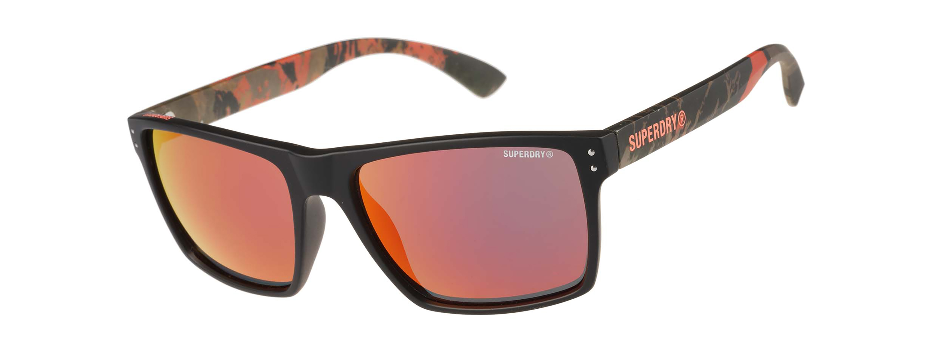 Superdry Superdry 996054-11 56-17 Superdry 996054 Sonnenbrille in glänzendem Schwarz mit grauen Gläsern für Damen und Herren