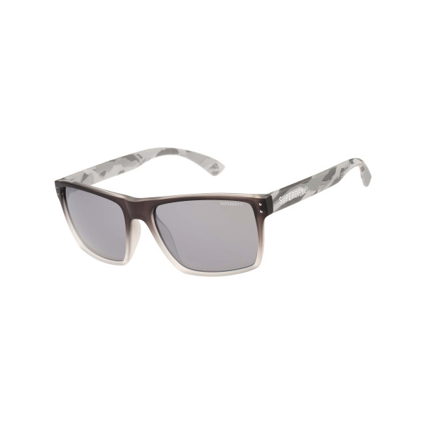 Superdry Superdry 996054-33 56-17 Superdry 996054 Sonnenbrille in glänzendem Schwarz mit grauen Gläsern für Damen und Herren