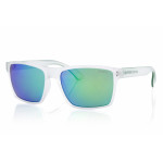 Superdry 996054 Sonnenbrille in glänzendem Schwarz mit grauen Gläsern für Damen und Herren