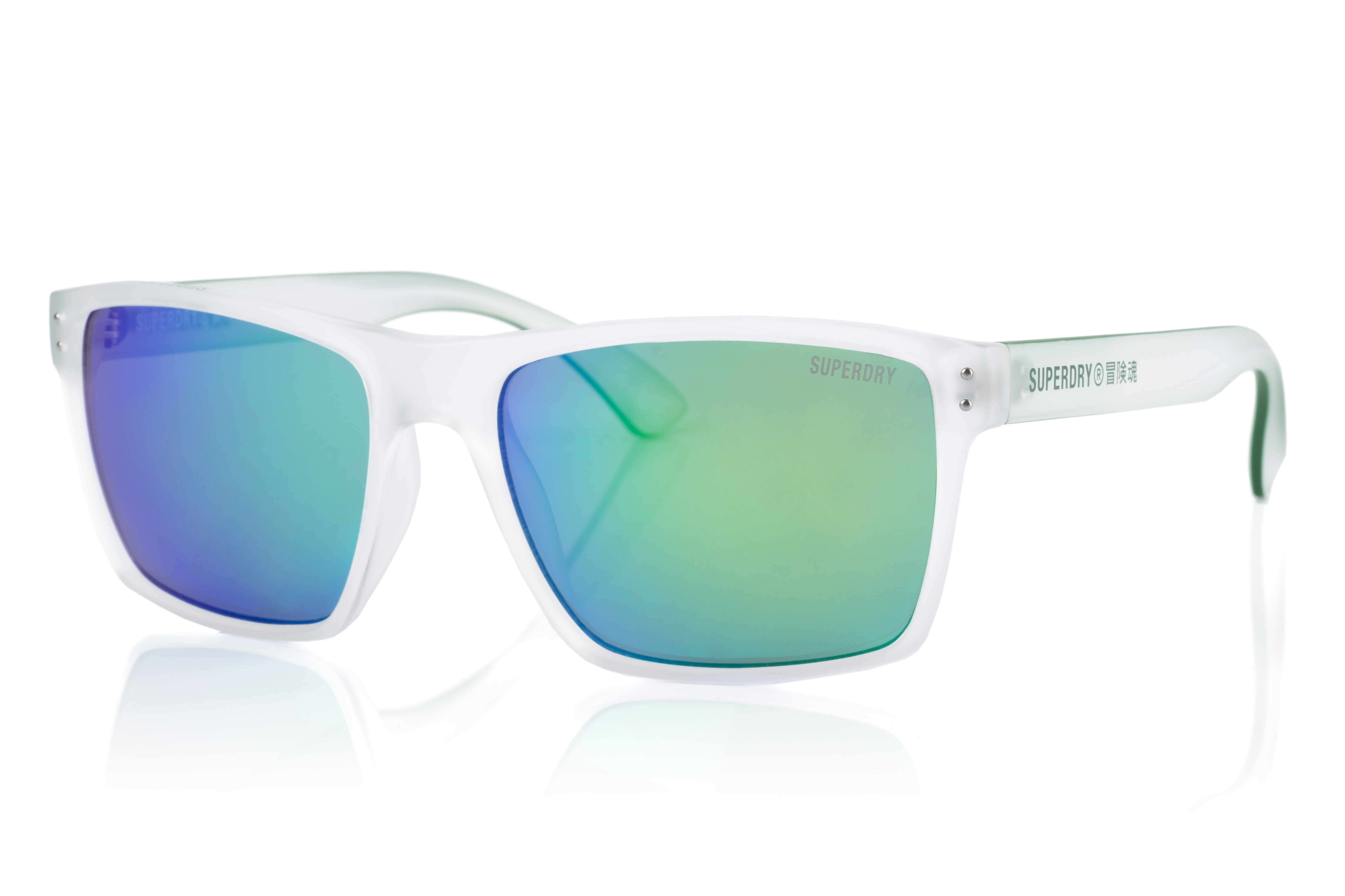 Superdry Superdry 996054-80 56-17 Superdry 996054 Sonnenbrille in glänzendem Schwarz mit grauen Gläsern für Damen und Herren