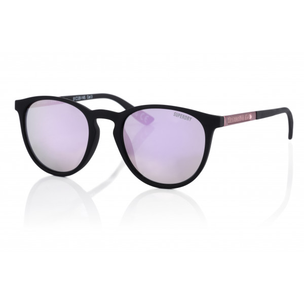 Superdry Superdry 996064-15 51-20 Superdry Damen Sonnenbrille SD 996064 schwarz-rosa verspiegelt