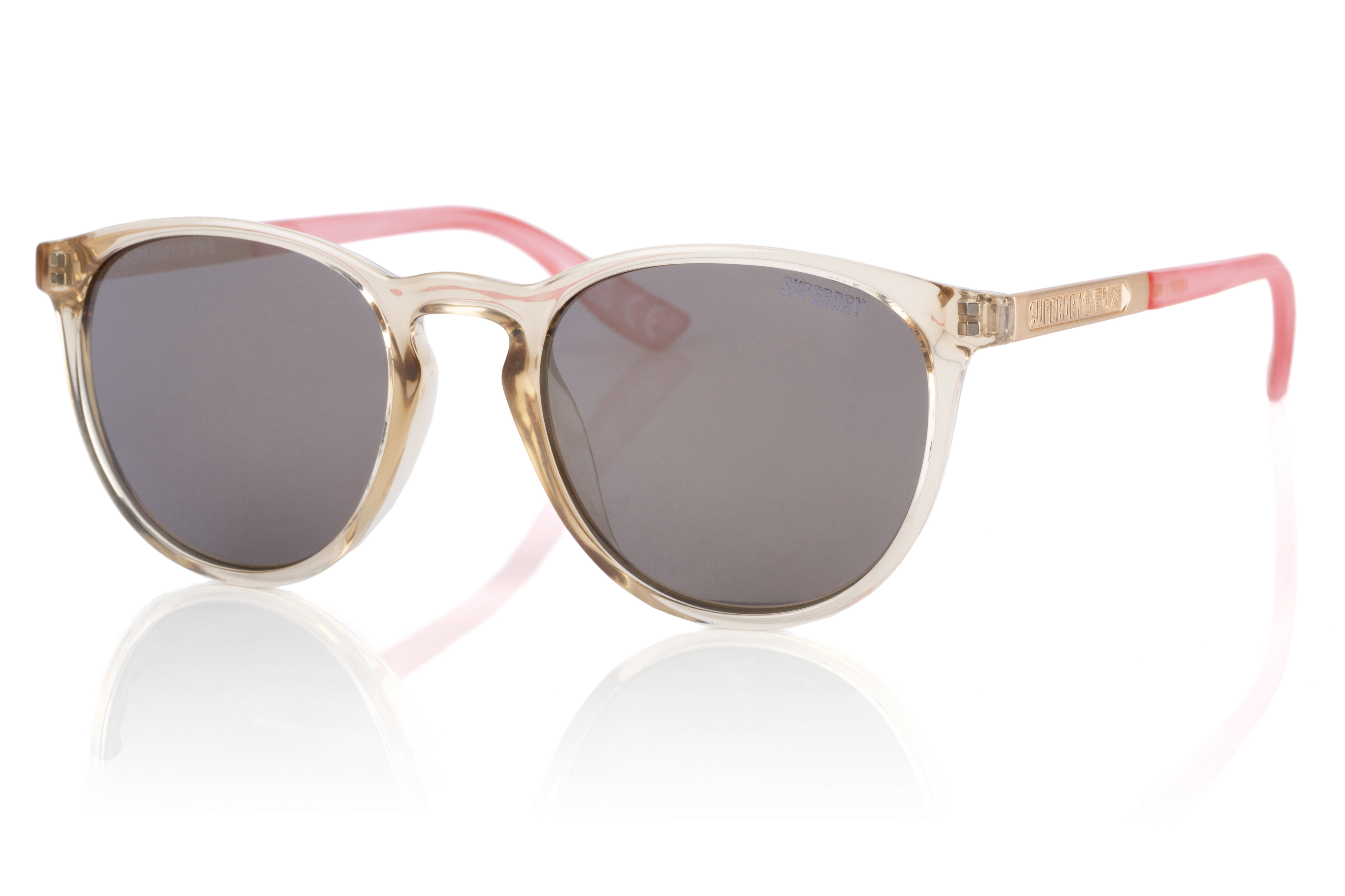 Superdry Superdry 996064-80 51-20 Superdry Damen Sonnenbrille SD 996064 schwarz-rosa verspiegelt