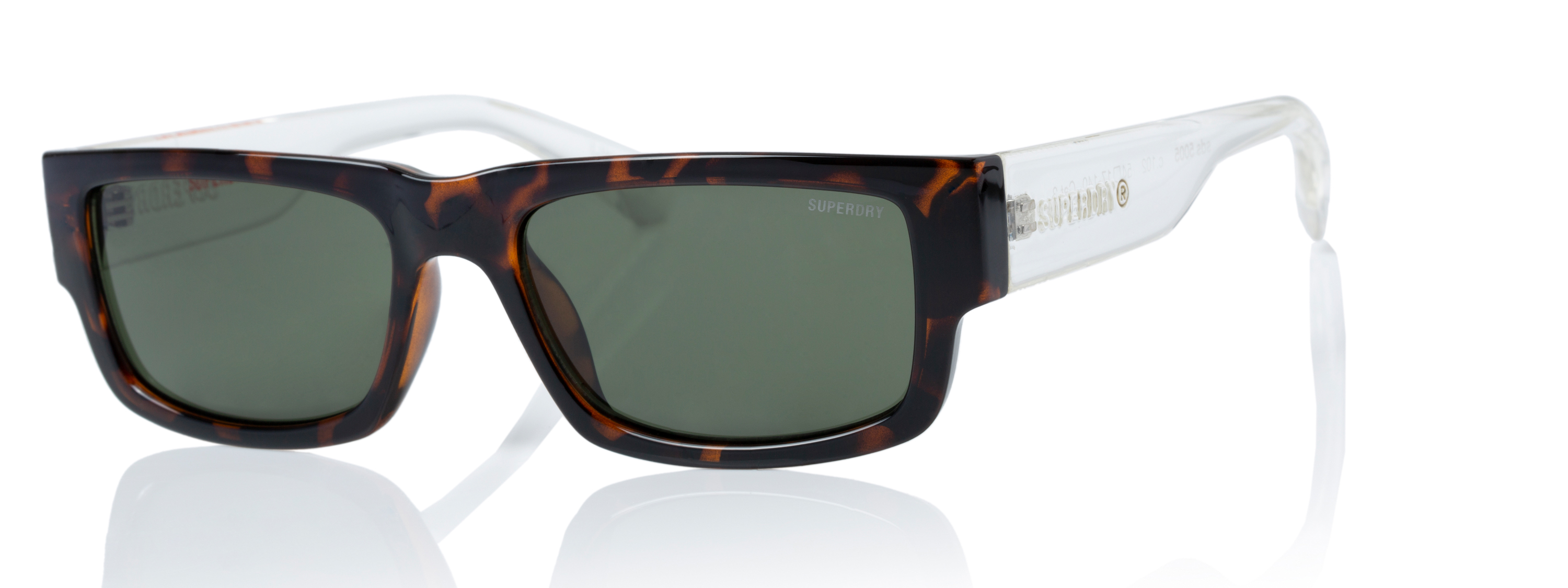 Superdry Superdry 996070-60 54-17 Superdry 996070 Sonnenbrille tortoise crystal grün
