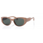 Superdry 996072 Damen Sonnenbrille in Cat-Eye-Form mit rotem Kunststoffrahmen und blauen Gläsern