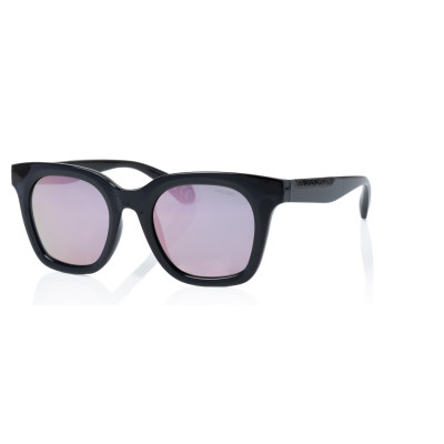 Superdry 996073 Damen Sonnenbrille grünes Kristallgestell silber verspiegelte Gläser