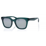 Superdry 996073 Damen Sonnenbrille grünes Kristallgestell silber verspiegelte Gläser