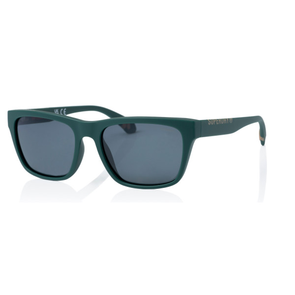 Superdry Superdry 996074-40 56-18 Superdry 996074 Herren Sonnenbrille in grünem Kristallrahmen mit schwarzen Gläsern