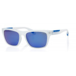 Superdry 996074 Herren Sonnenbrille in grünem Kristallrahmen mit schwarzen Gläsern