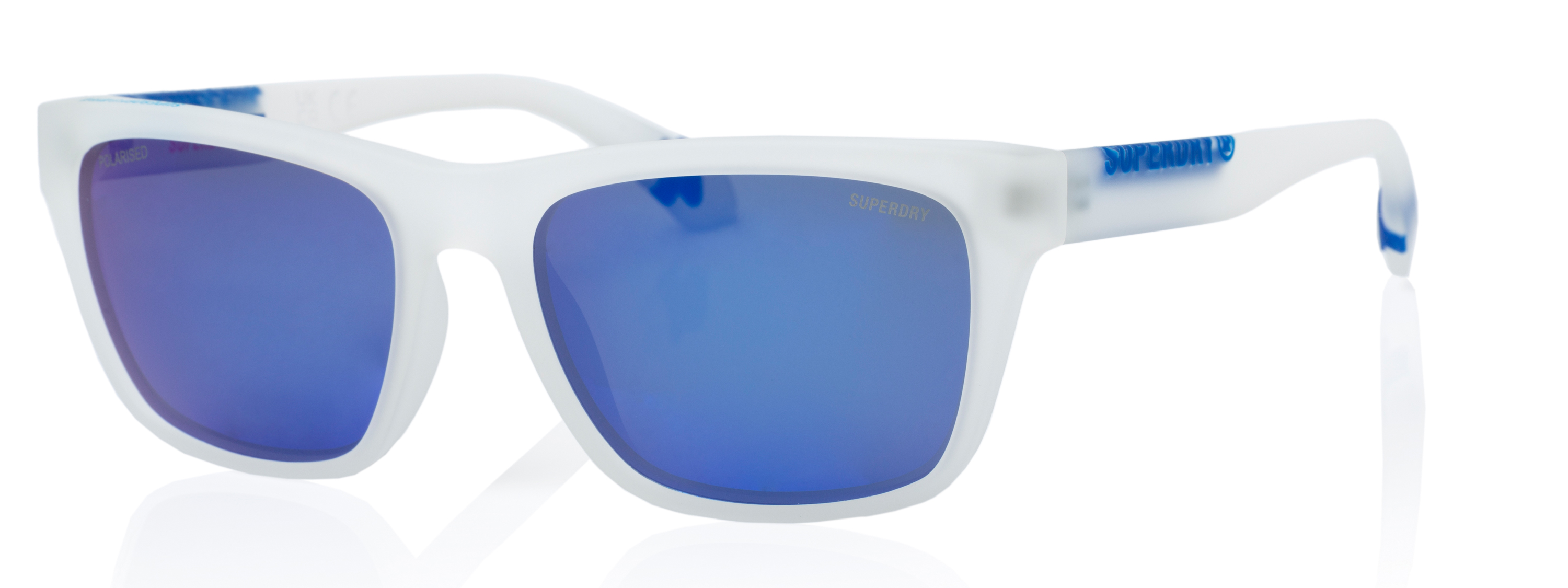 Superdry Superdry 996074-80 56-18 Superdry 996074 Herren Sonnenbrille in grünem Kristallrahmen mit schwarzen Gläsern